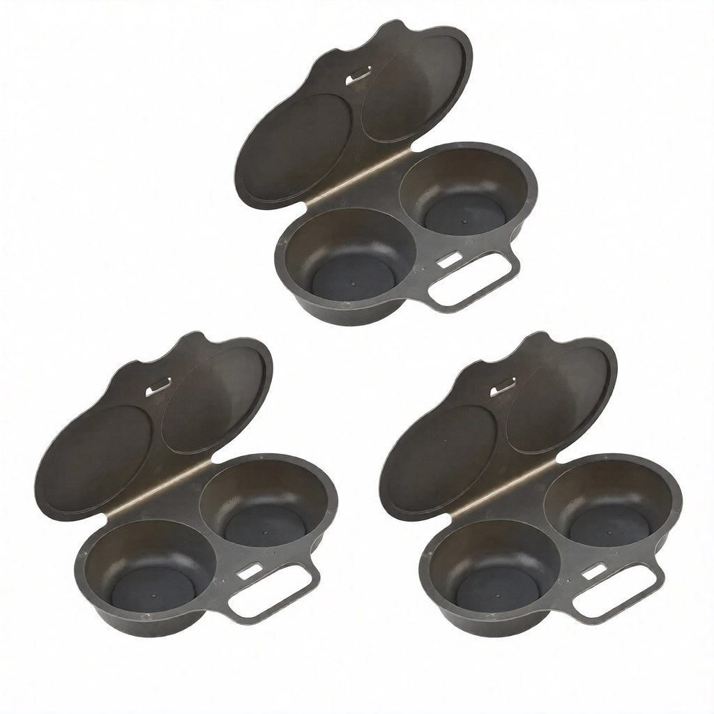 3-pack mörkgrå Äggklart äggkokare